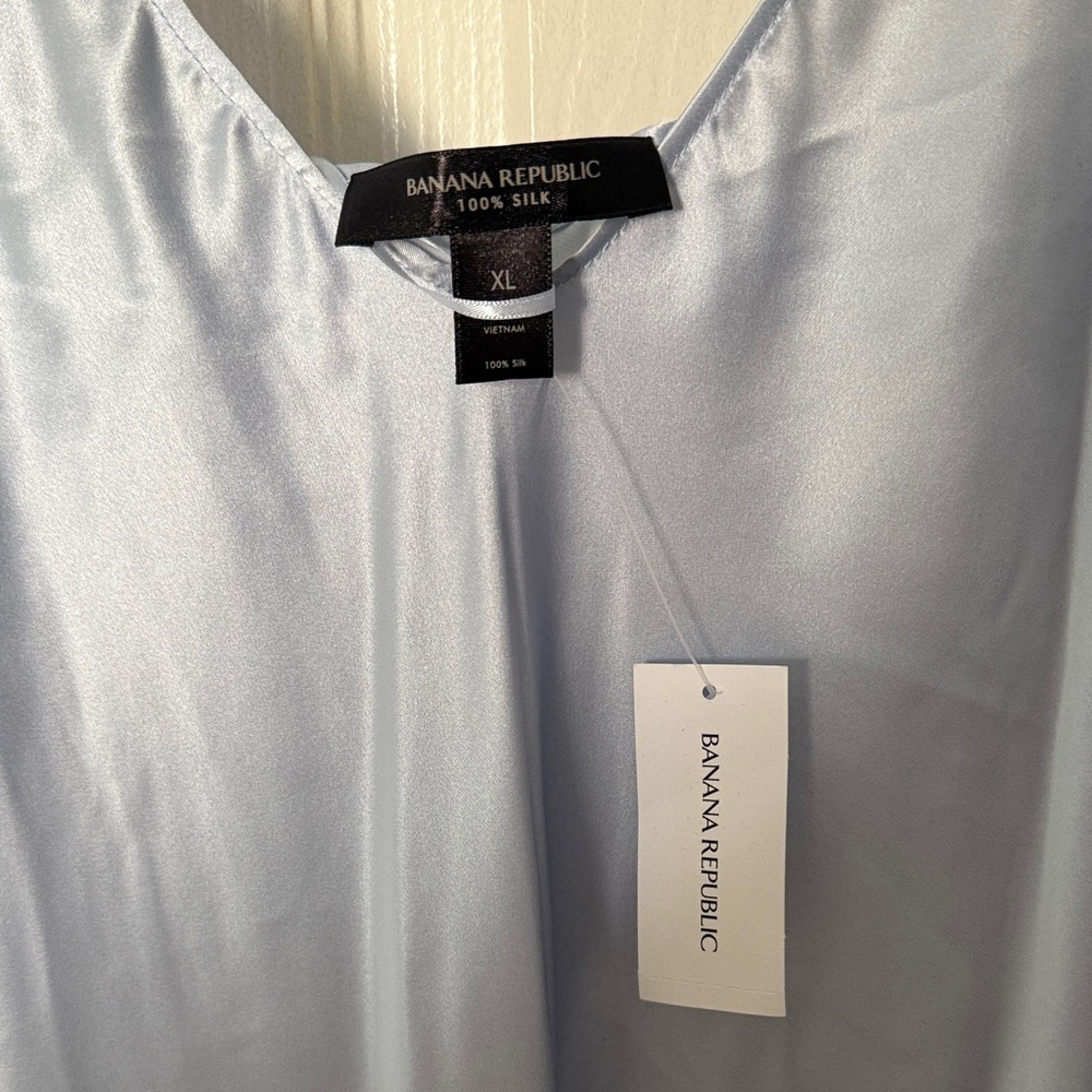 Real Silk Stylish Light Blue Dress - Picture 2 of 4